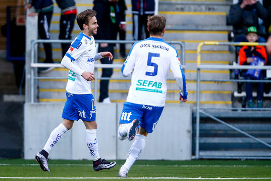 Norrköpings Andreas Blomqvist jublar