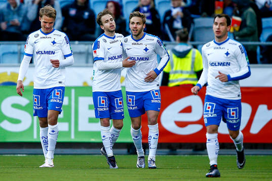 Norrköpings Andreas Blomqvist jublar