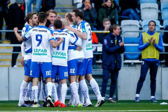 Norrköpings Andreas Blomqvist jublar