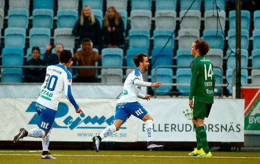 Norrköpings Andreas Blomqvist jublar