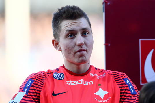 Norrköpings målvakt Andreas Vaikla