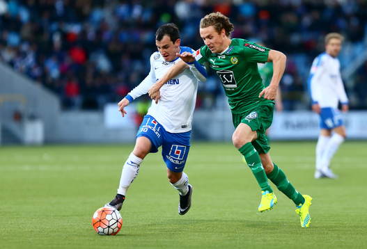 Norrköpings Nikola Tkalcic och Hammarbys Fredrik