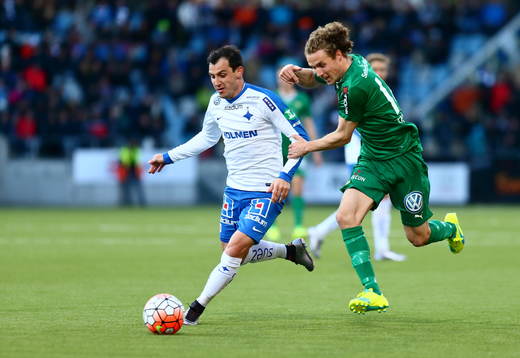 Norrköpings Nikola Tkalcic och Hammarbys Fredrik