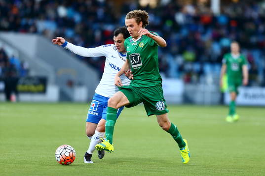 Norrköpings Nikola Tkalcic och Hammarbys Fredrik