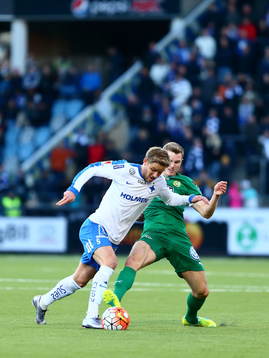 Norrköpings Christoffer Nyman och Hammarbys Richard Magyar