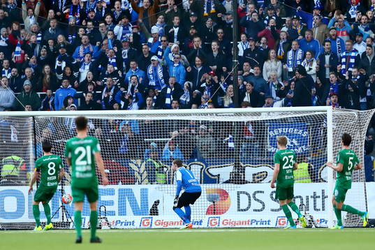 Mål 2-1 av Norrköpings Linus Wahlqvist (ej i bild)