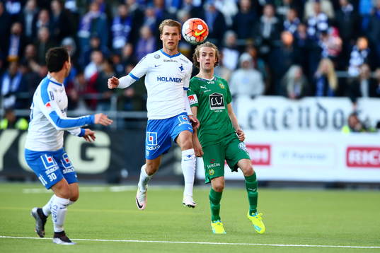 Norrköpings Sebastian Andersson och Hammarbys Fredrik