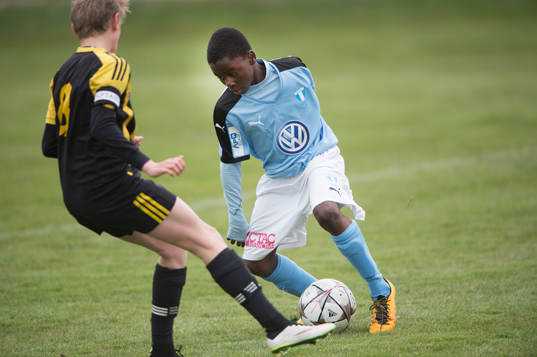 i matchen i DM för pojkar födda 2002 mellan IFK