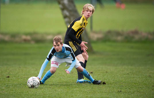 i matchen i DM för pojkar födda 2002 mellan IFK