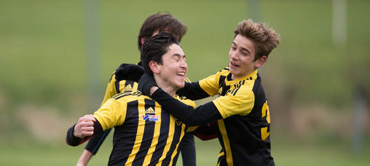 Fida Haidari har gjort 1-0 till IFK Hässleholm i matchen i