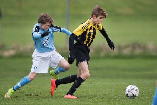 i matchen i DM för pojkar födda 2002 mellan IFK
