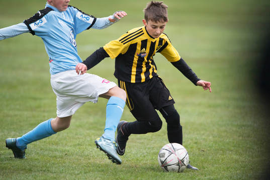 i matchen i DM för pojkar födda 2002 mellan IFK