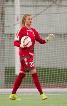 Hammarbys målvakt Lina Ringshamre