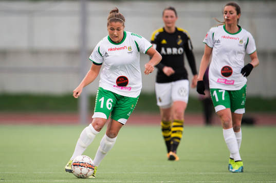 Hammarbys Filippa Angeldal och Madeleine Tegström