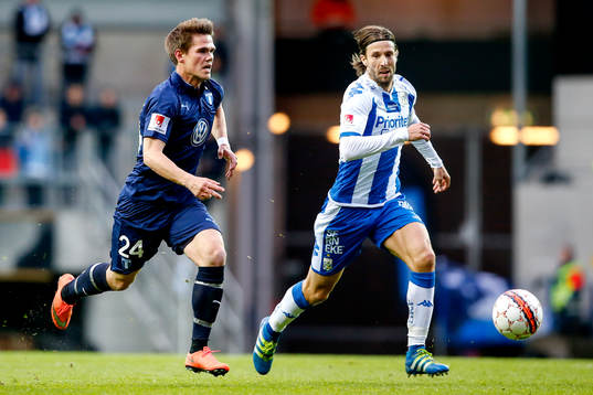 Malmö FFs Vidar Örn Kjartansson och IFK Göteborgs