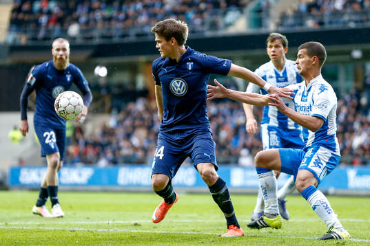 Malmö FFs Vidar Örn Kjartansson och IFK Göteborgs