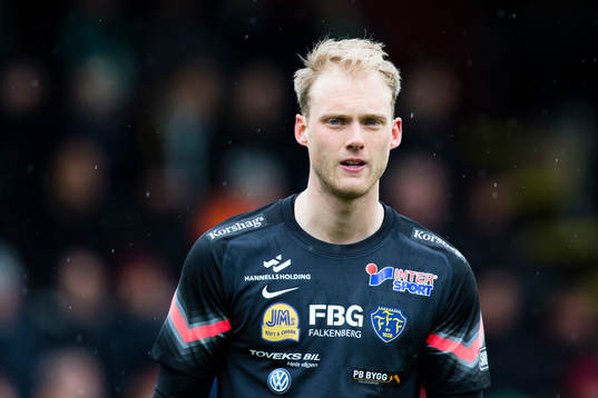 Falkenbergs målvakt Alexander Lundin