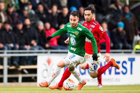 Jönköpings Dzenis Kozica  och Falkenbergs Amin Nazari