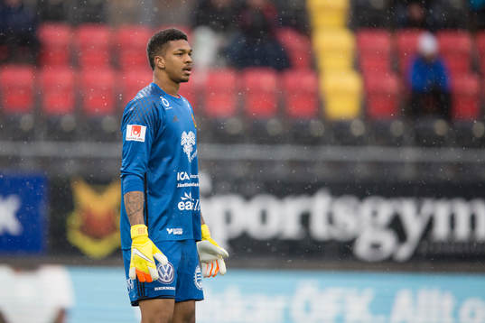 Östersunds Målvakt Jamal Blackman