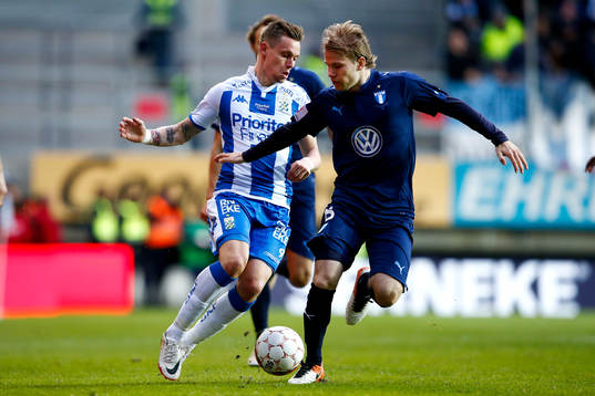 IFK Göteborgs Jakob Ankersen och Malmö FFs Oscar Lewicki