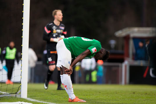 Jönköpings Moses Ogbu deppar