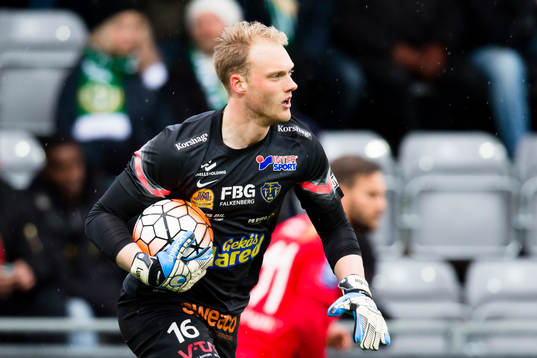 Falkenbergs målvakt Alexander Lundin