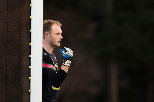 Falkenbergs målvakt Alexander Lundin