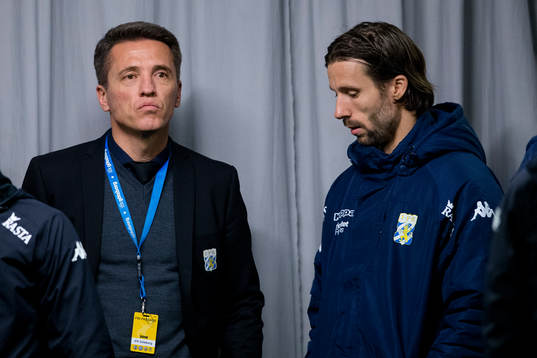 IFK Göteborgs sportchef Mats Gren och lagkapten Mattias