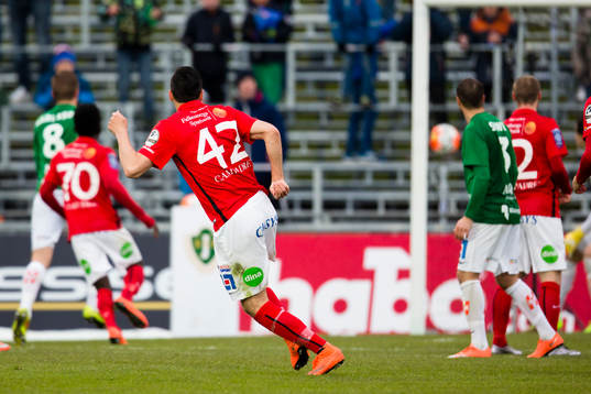 Falkenbergs Zlatan Krizanovic gör 0-1