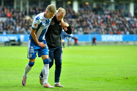 IFK Göteborgs Sören Rieks får utgå pga skada
