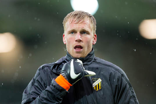 Häckens målvakt Peter Abrahamsson