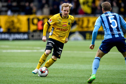 Elfsborgs Simon Lundevall och Djurgårdens Stefan Karlsson
