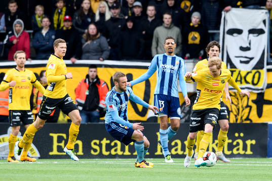 Elfsborgs Simon Lundevall och Djurgårdens Alexander
