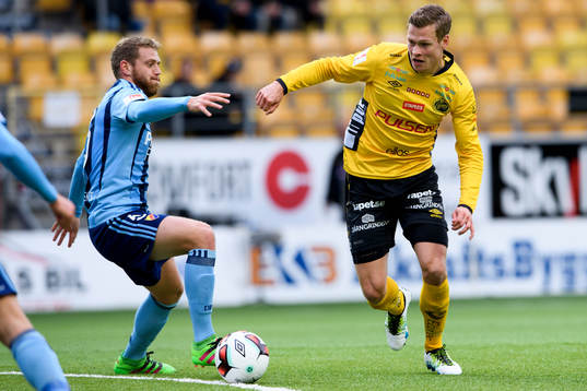 Elfsborgs Viktor Claesson och Djurgårdens Stefan Karlsson