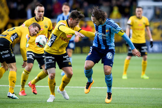 Tilltrasslad situation mellan Djurgårdens Kevin Walker och
