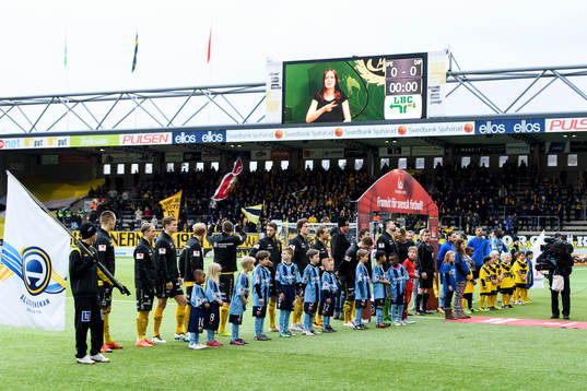 Elfsborgs och Djurgårdens spelare