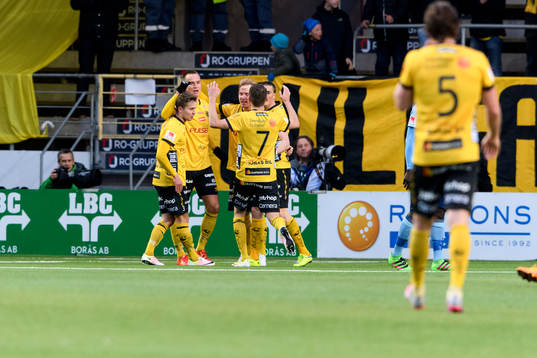 Elfsborgs Viktor Prodell jublar