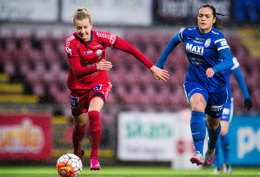 Linköpings Janni Arnth Jensen Eskilstunas Marija Banusic