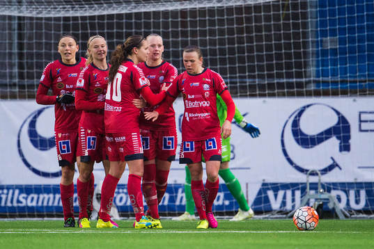 Linköpings spelare jublar