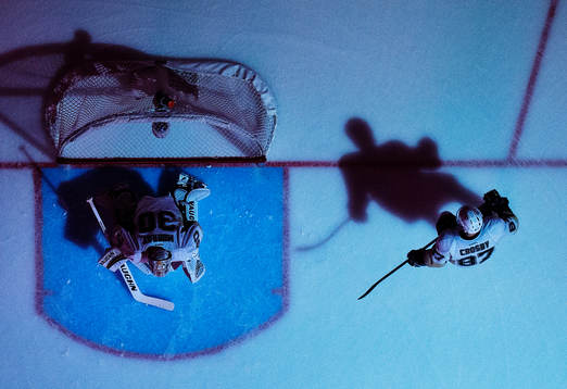 Pittsburghs målvakt Matthew Murray och Sidney Crosby