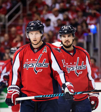 Washingtons Nicklas Bäckström och Marcus Johansson