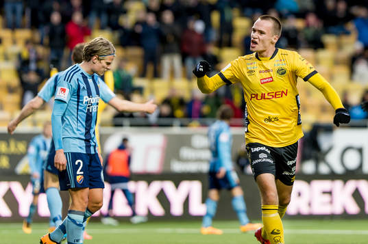 Elfsborgs Viktor Prodell jublar