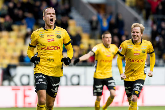Elfsborgs Viktor Prodell jublar
