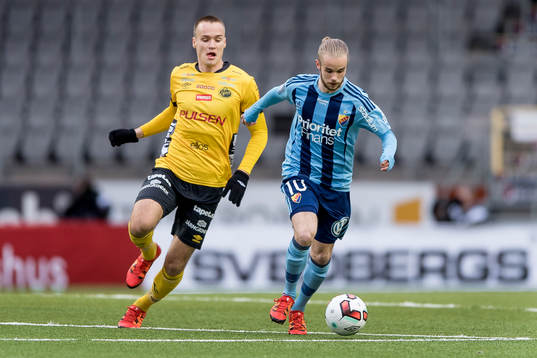 Elfsborgs Viktor Prodell och Djurgårdens Daniel Berntsen