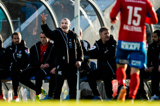 Helsingborgs manager Henrik Larsson
