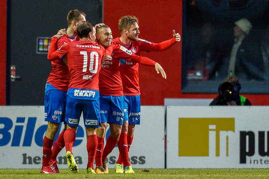 Helsingborgs Jordan Larsson jublar