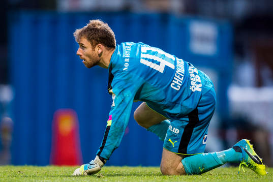 Helsingborgs målvakt målvakt Tomer Chencinski