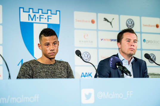 Tobias Sana och Sportchef Daniel Andersson