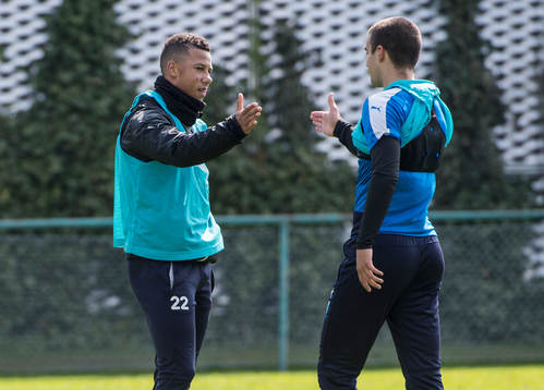Tobias Sana och Vladimir Rodic
