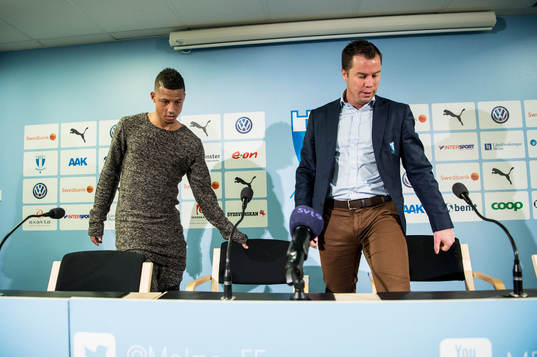 Tobias Sana och Sportchef Daniel Andersson